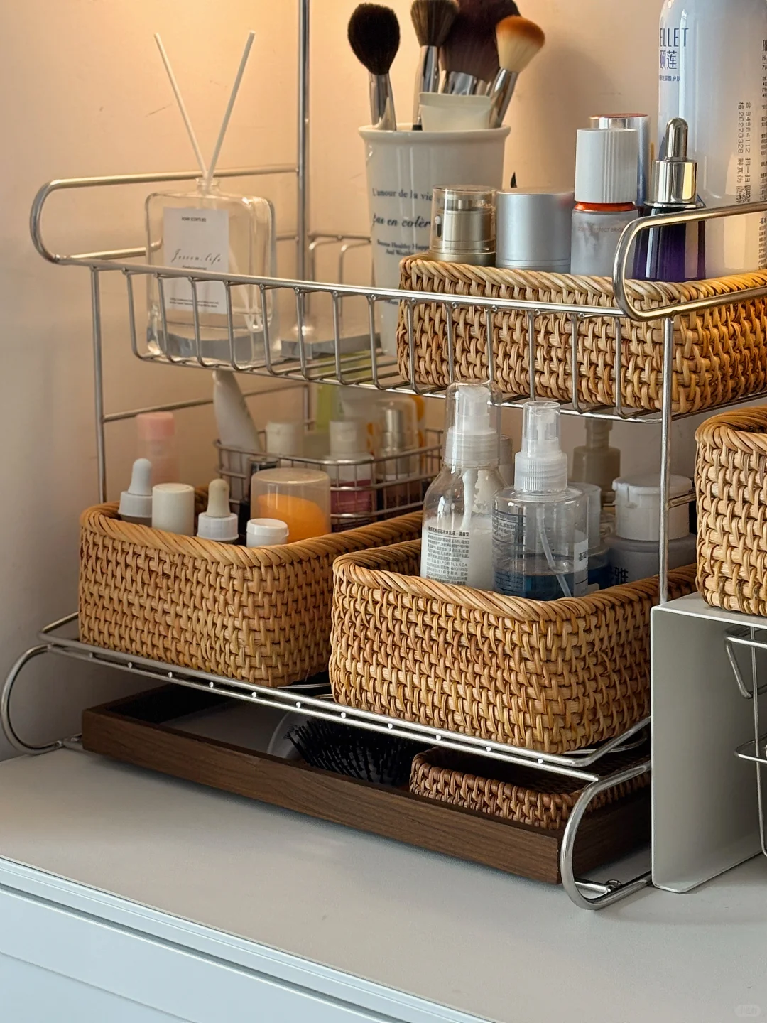 梳妆台收纳整理记录：