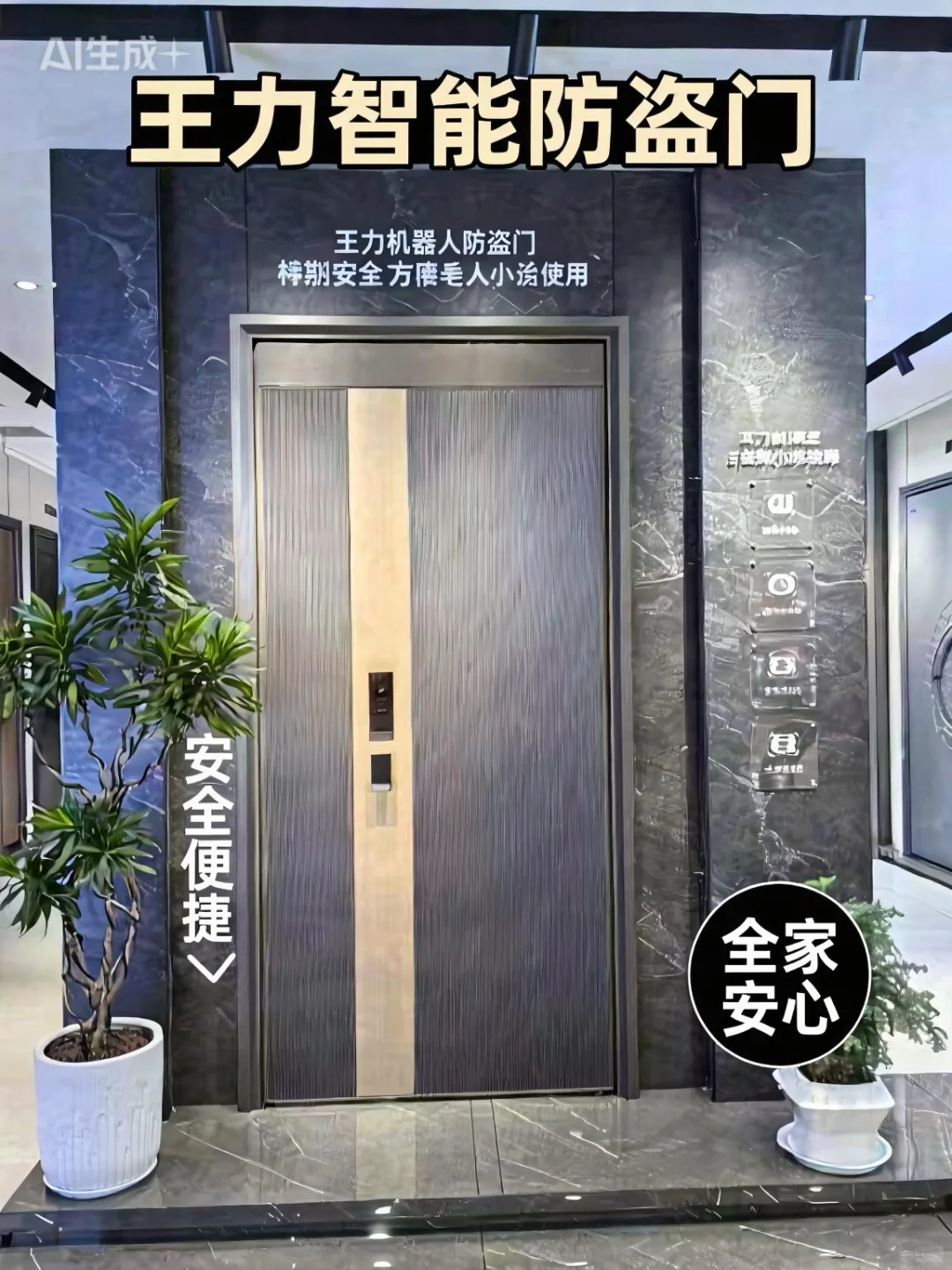 入户门这样装，好看又安全！