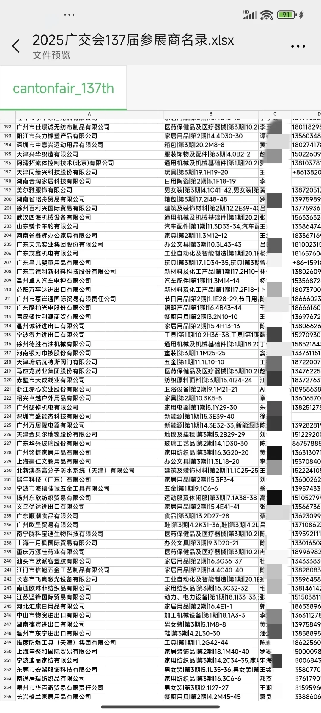 137届广交会参展商 采购商（新）
