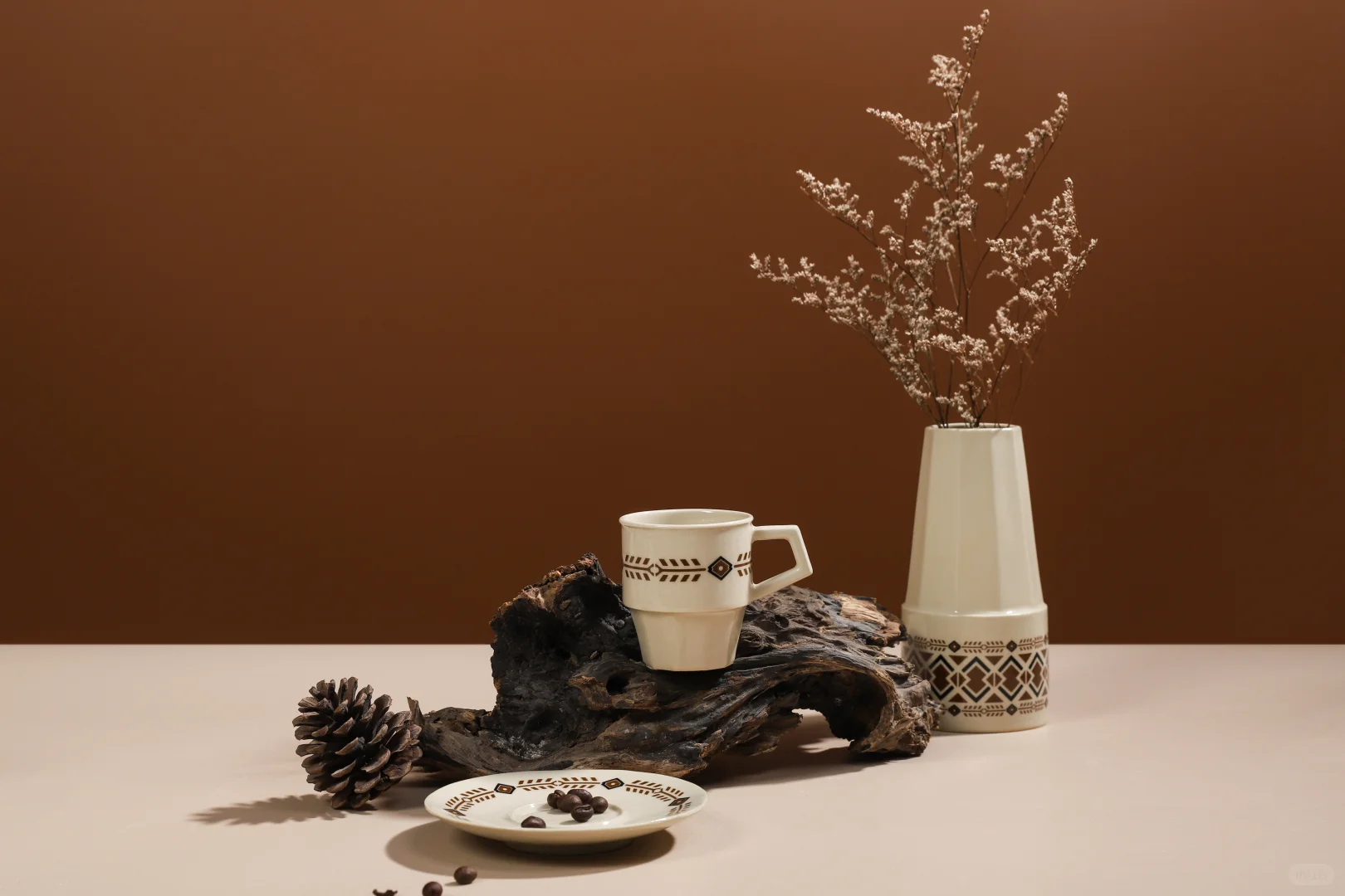 日用瓷毕设作品拍摄|陶瓷咖啡具拍摄