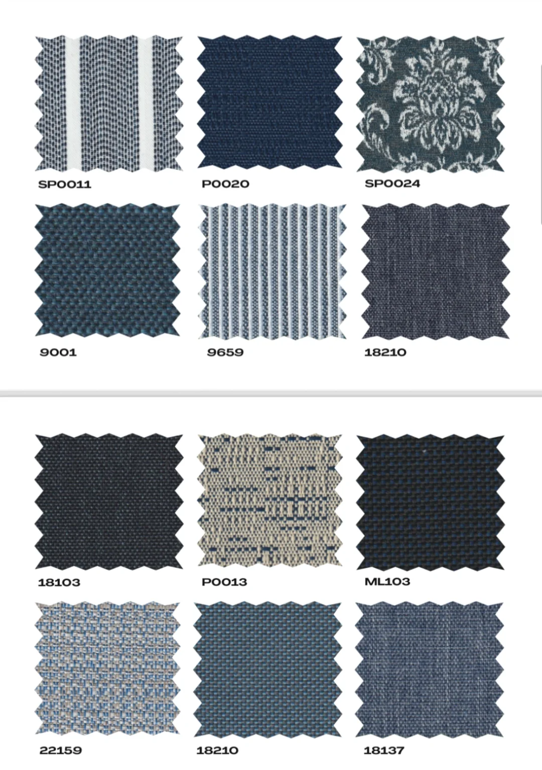 防水户外面料款式也很多