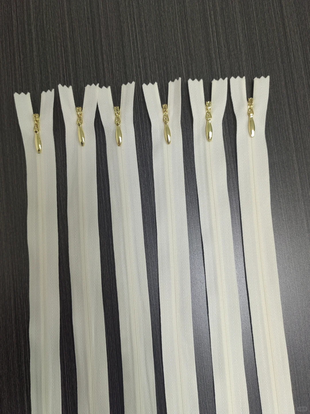 3号4号布边隐形水滴头挂电浅金色