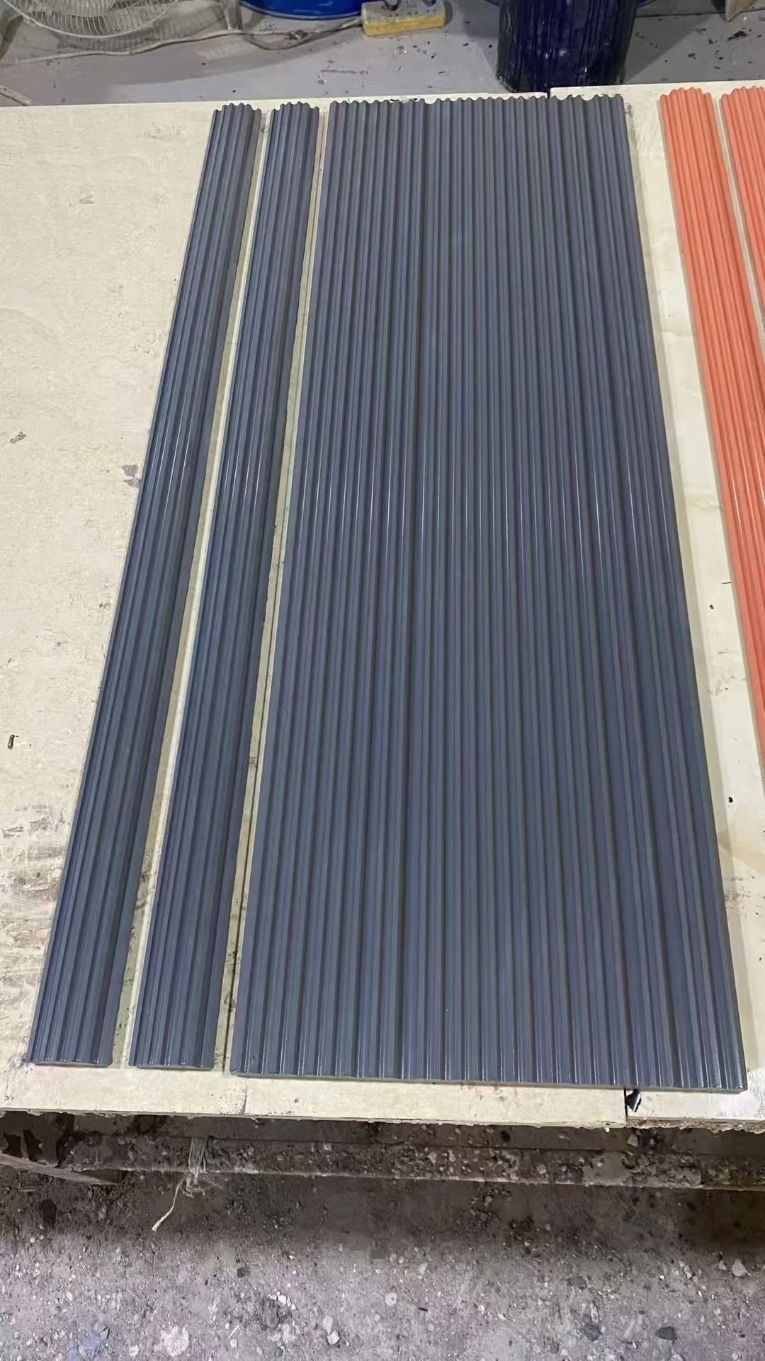 高标水泥韩日拉槽风。长度可以做到0.95米。颜