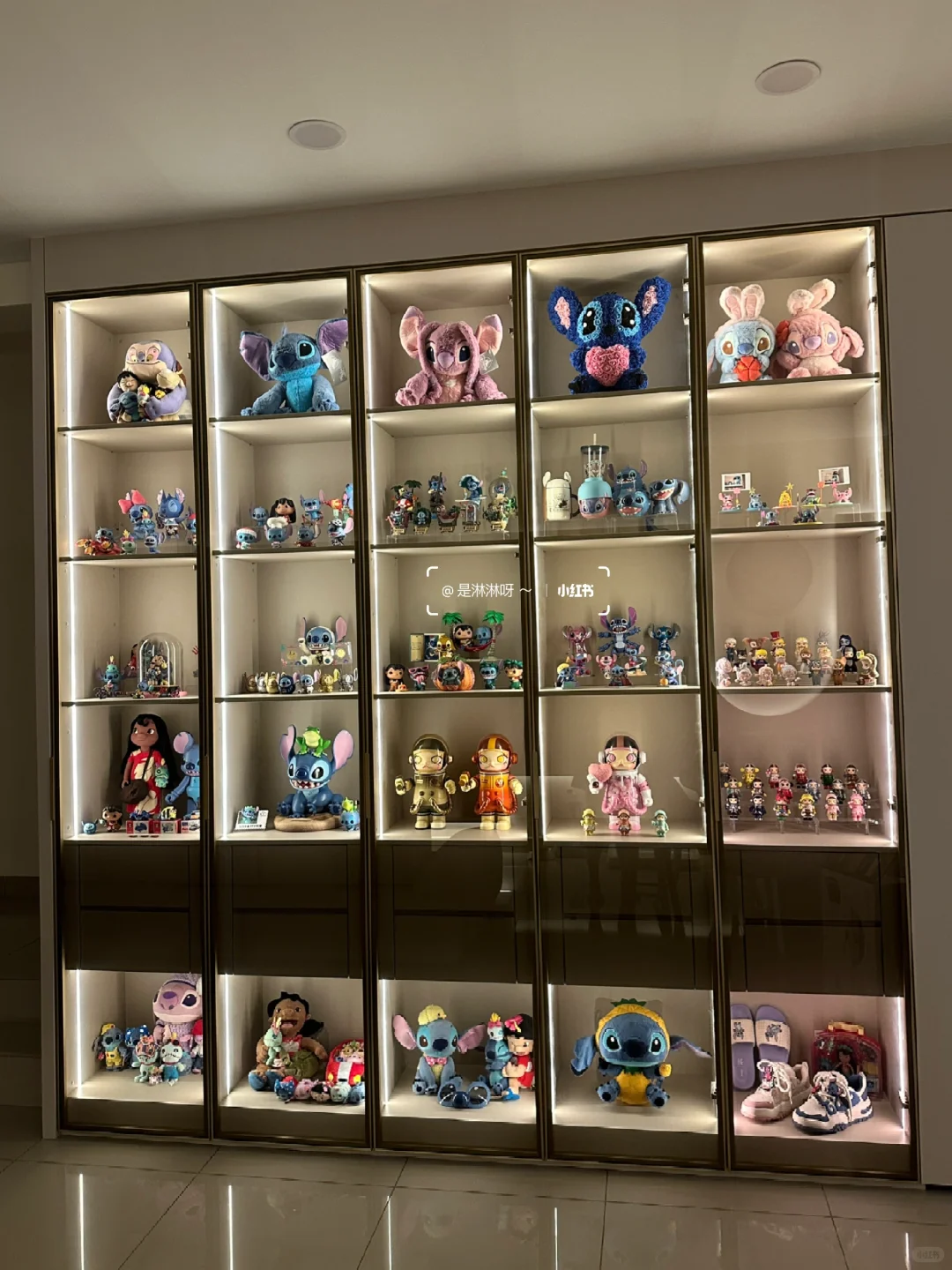 ?? 收藏了14 年的史迪奇们 可以展示了！！