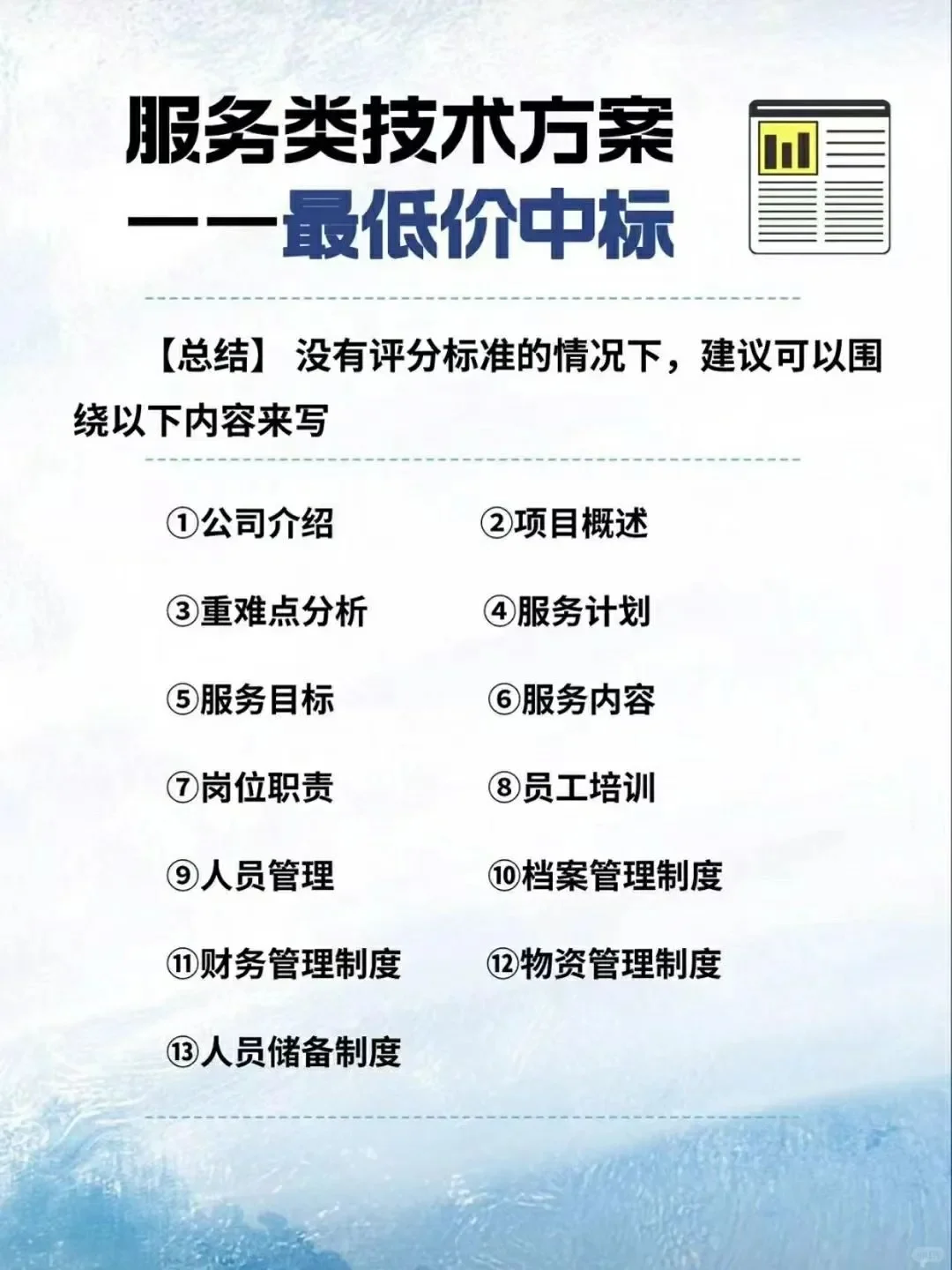 高分服务类标书制作思路来了！！！