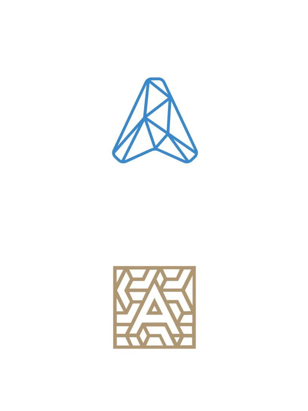 设计灵感 / 字母A组合logo设计