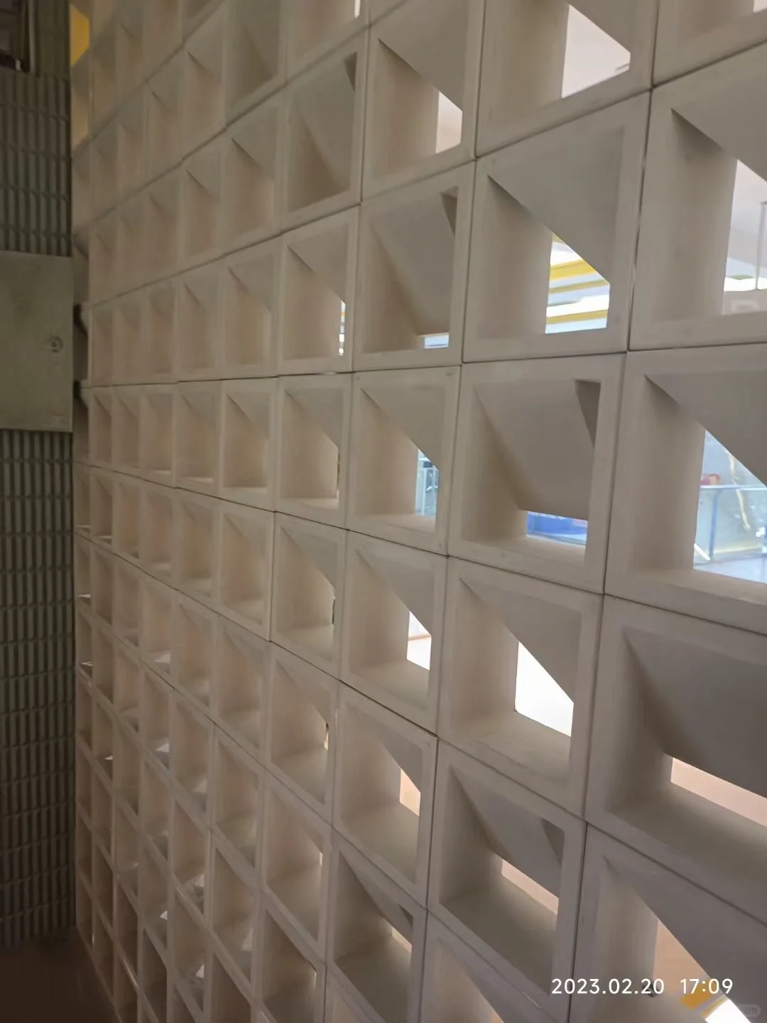 水泥构件施工现场实拍