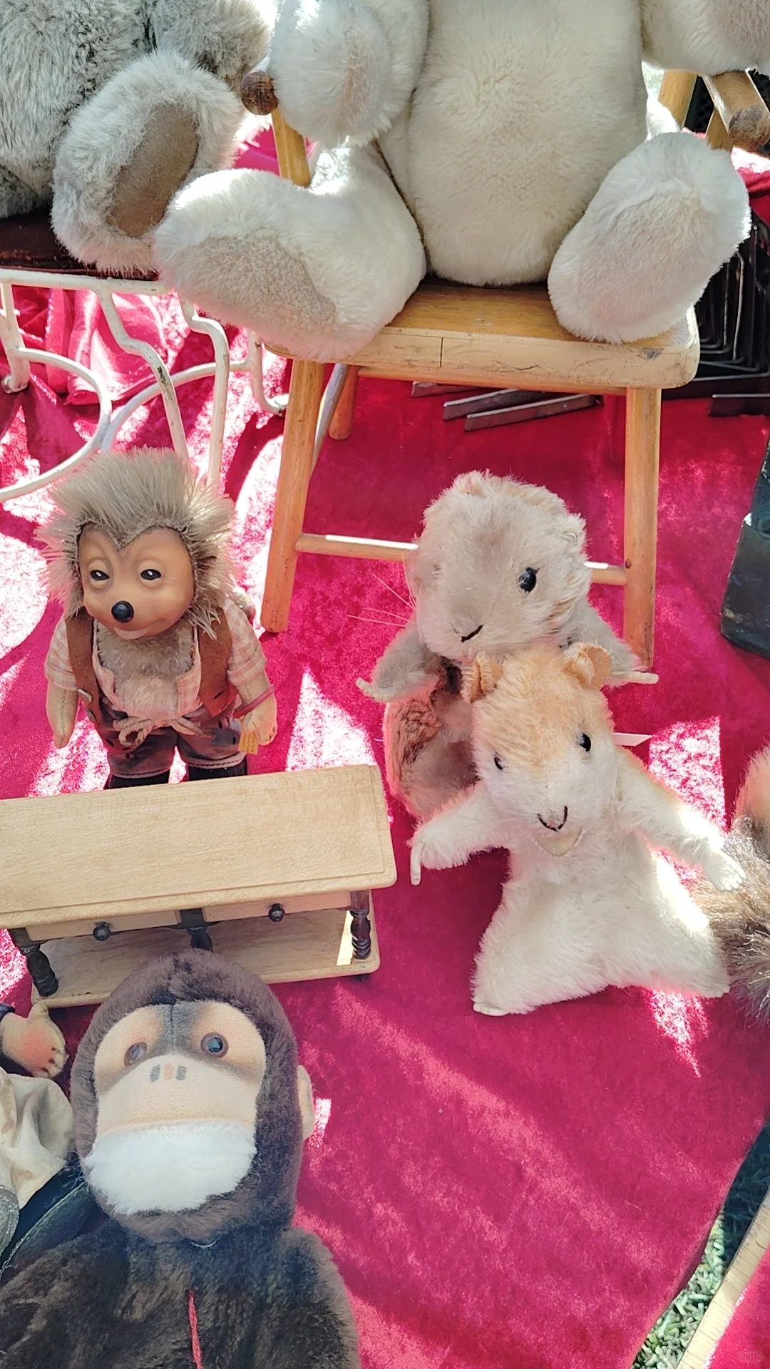 昂贵的古董毛绒玩具