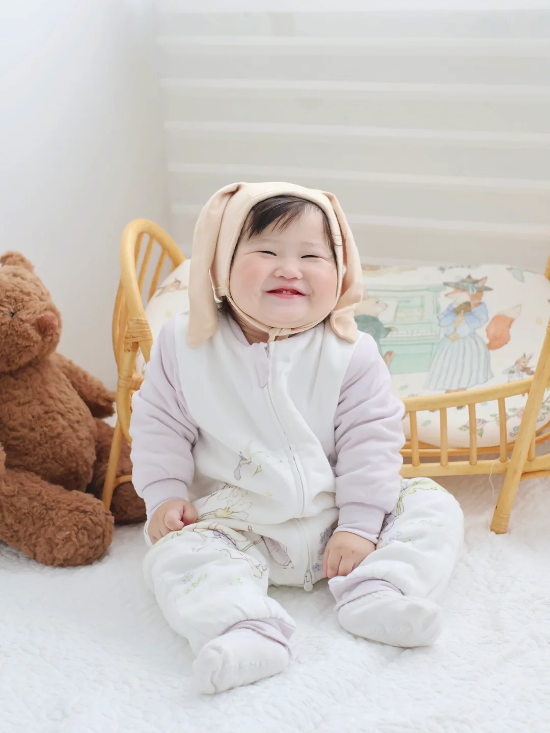 秋季带娃怕踢被着凉？?童话风睡袋救大命
