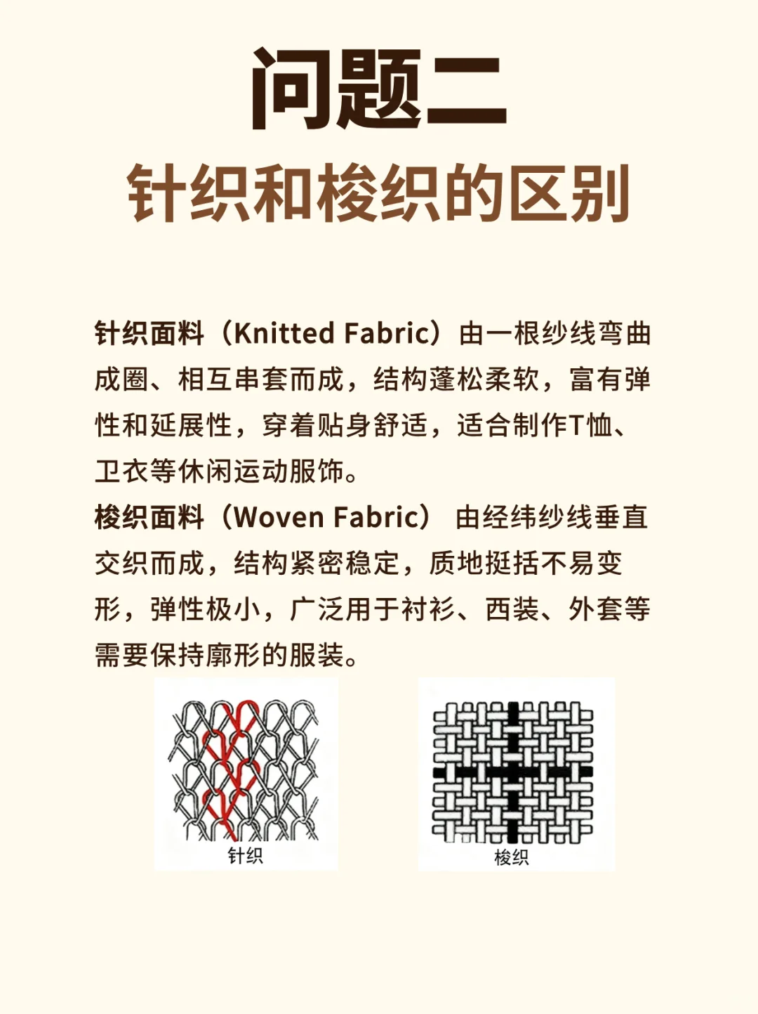 ✨ 什么是针织❓一篇看懂这个面料❗️