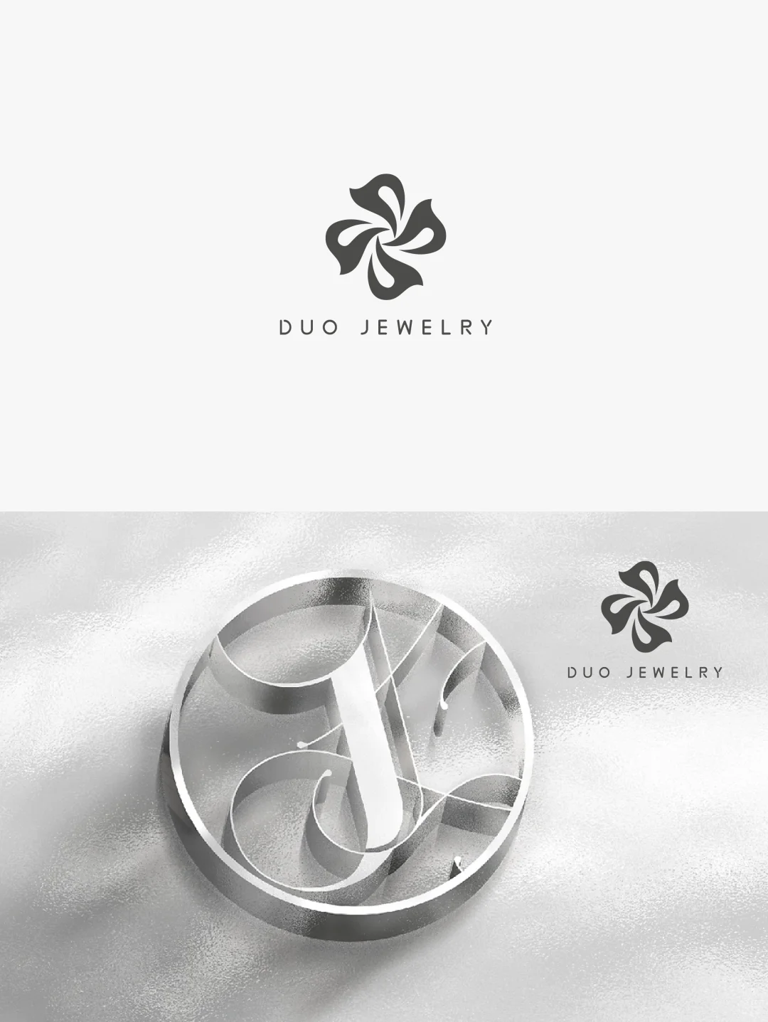 ? 字母Logo设计 | 几何对称图形的高级感