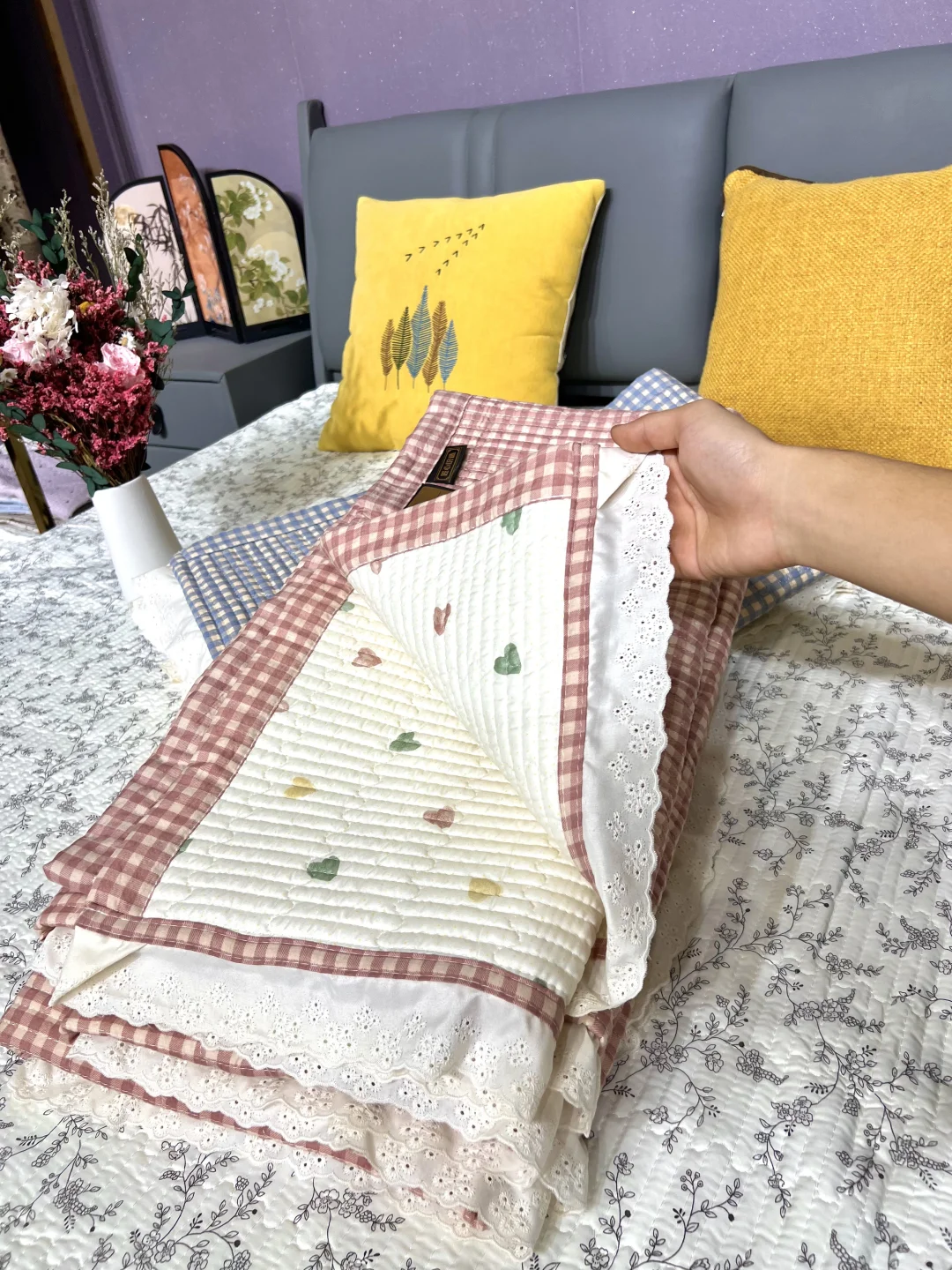 ?救命！这床盖的少女心设计直接戳中我了！