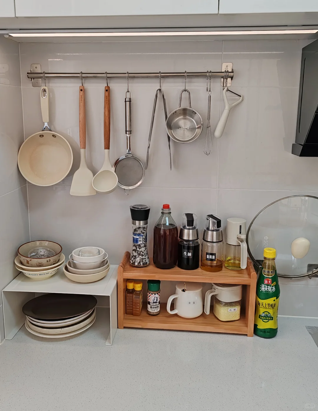 经常做饭的小厨房，被我收拾得整齐干净！！