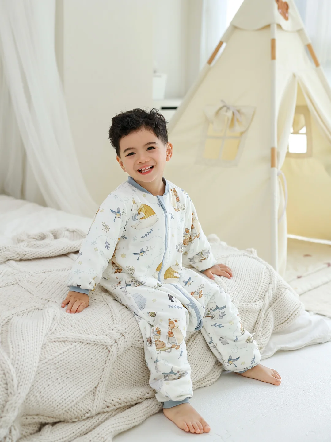 秋冬养娃救命❗️童话风睡袋太给力了！