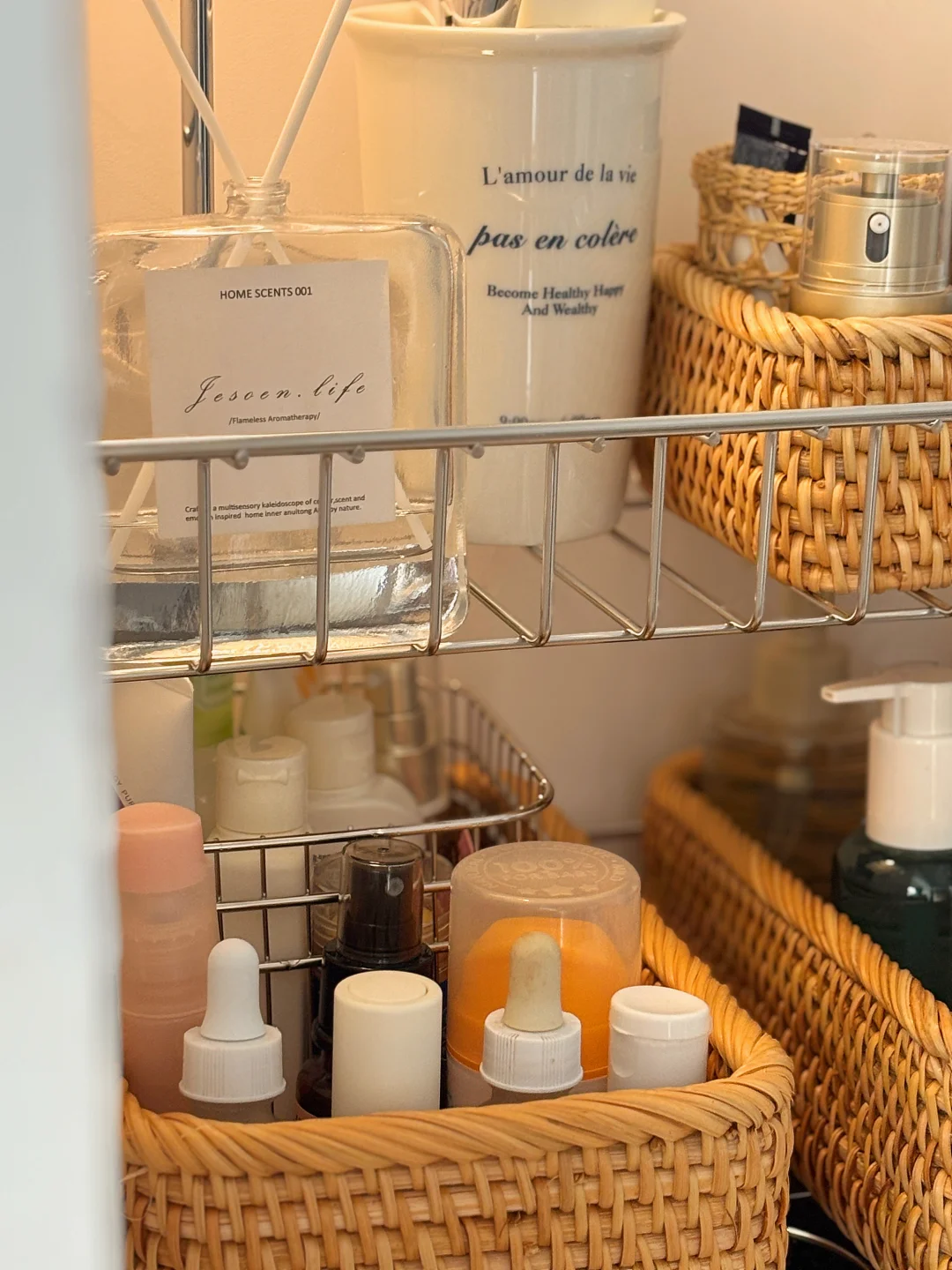 梳妆台收纳整理记录：