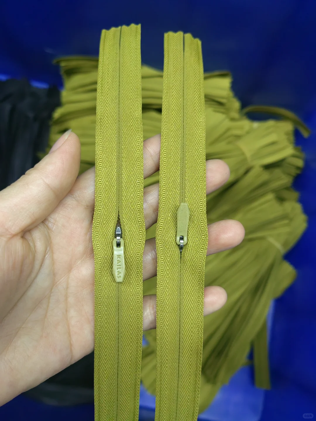 口袋拉链~3号4号布边隐形YG配色胶头