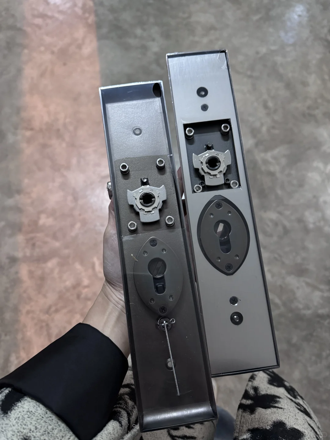 加厚不锈钢防盗门大门锁，红古/黑色