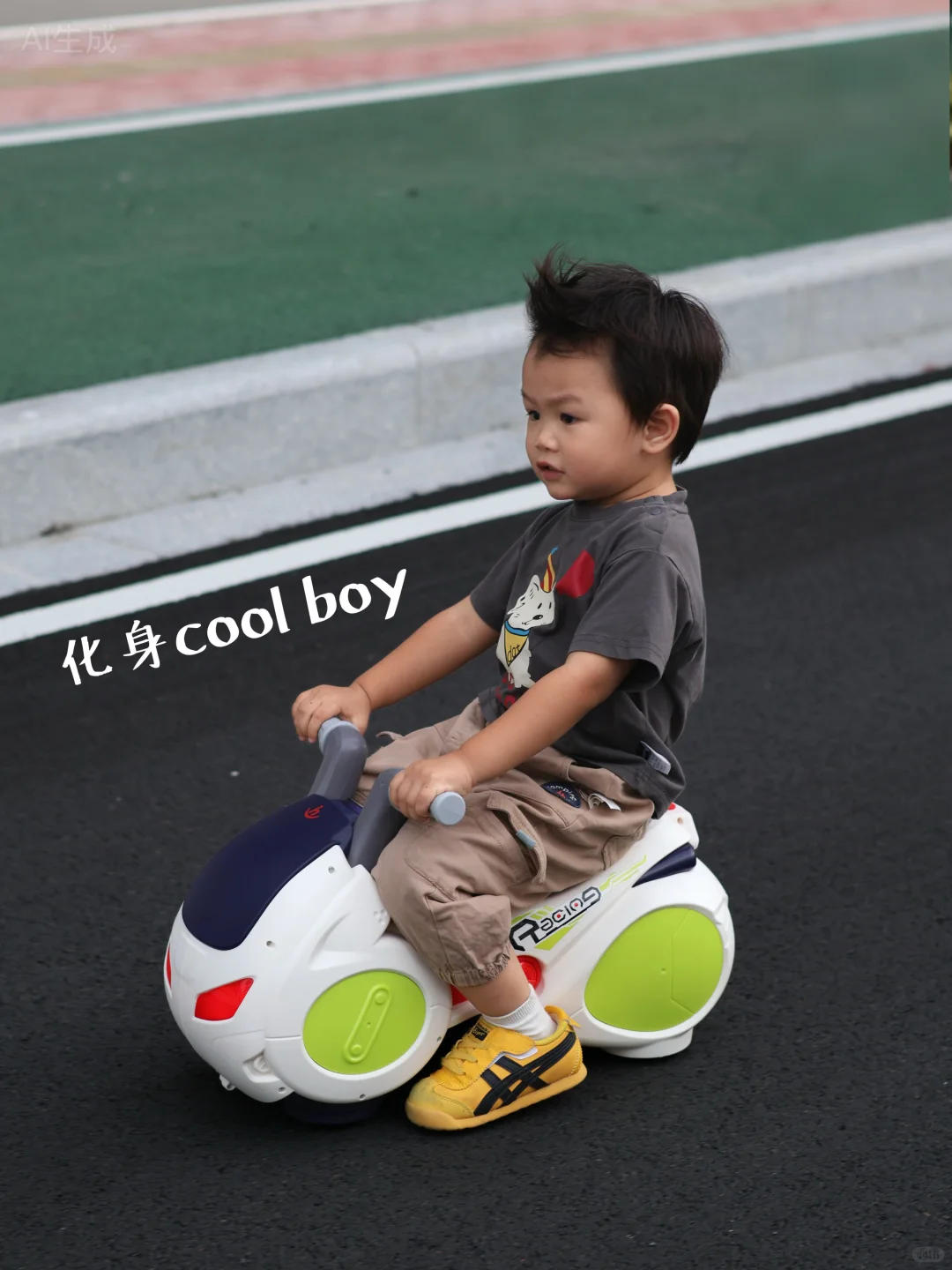 周岁送礼物都选它！今天是酷盖摩托小孩哥