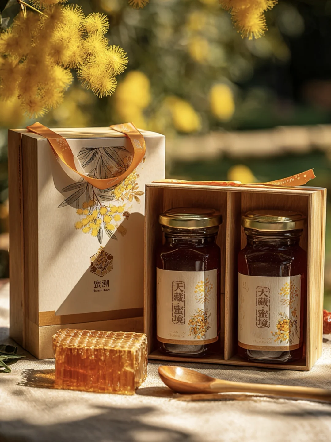 质感超惊喜！这蜂蜜包装设计让早餐都变精致