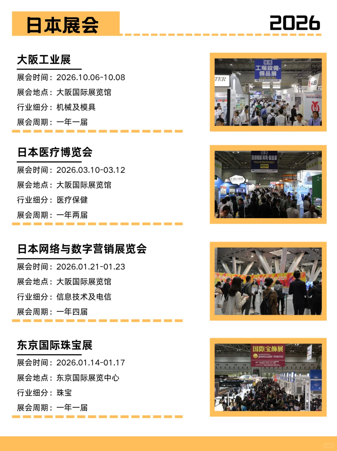 ? 2026日本展会指南 | 商机早知道