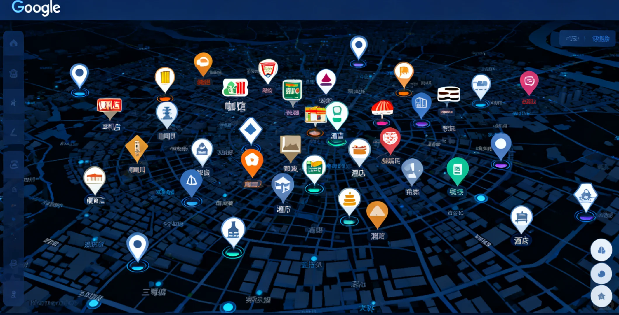 谷歌地图:商业信息挖掘