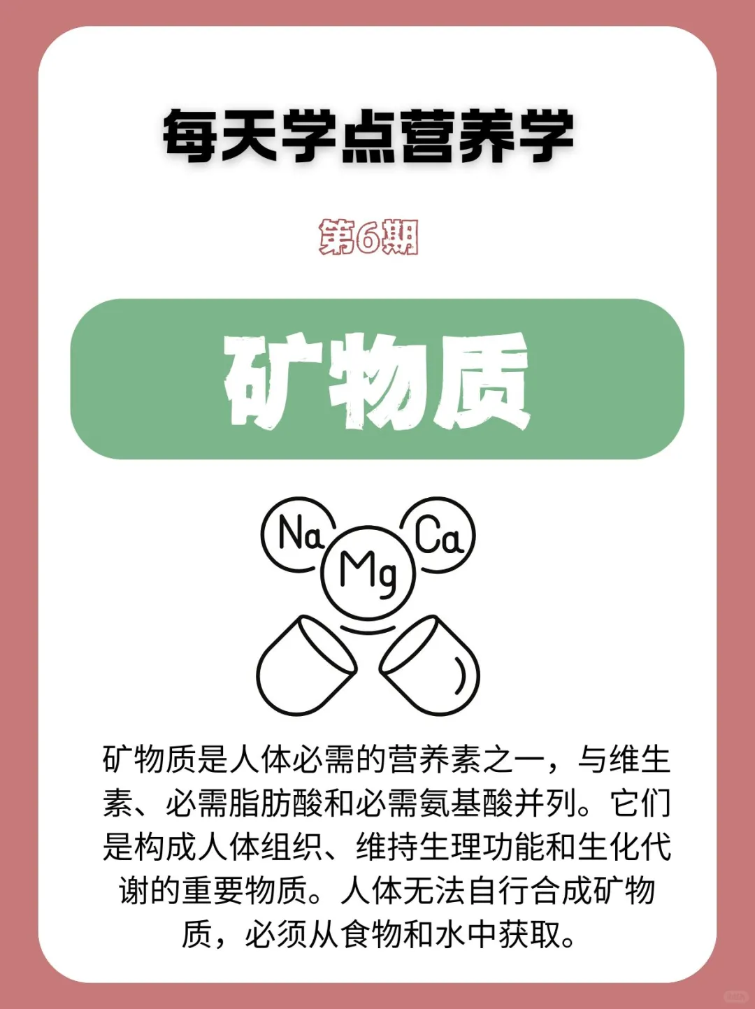 矿物质是什么?含矿物质的食物有哪些?