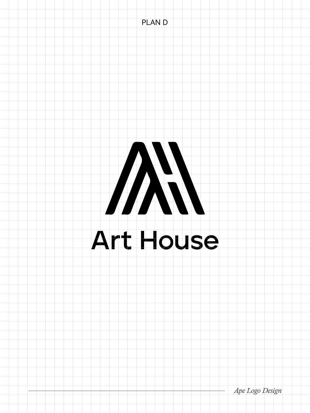 字母logo分享！A+H如何设计！简约高级感！