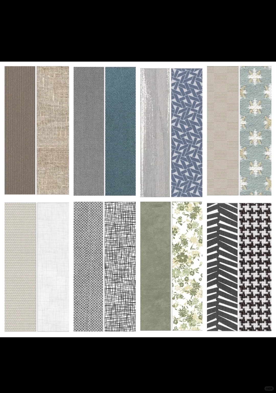 今天教你快速制作这种超写实的棉麻材质!