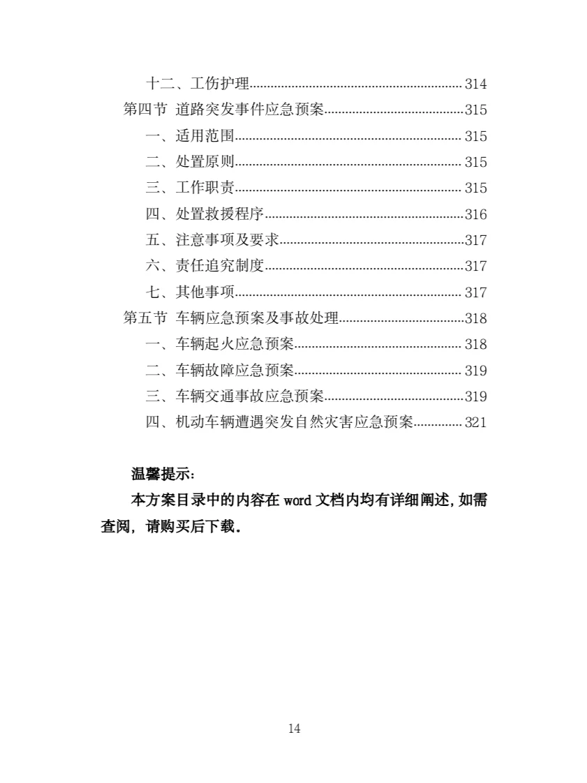 驾驶服务外包投标方案（321页）