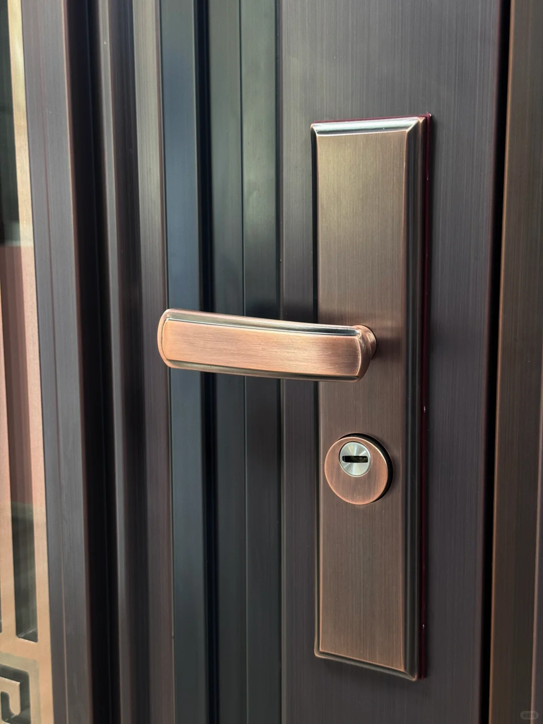 不锈钢防盗门大门锁，6068机械锁，大面板