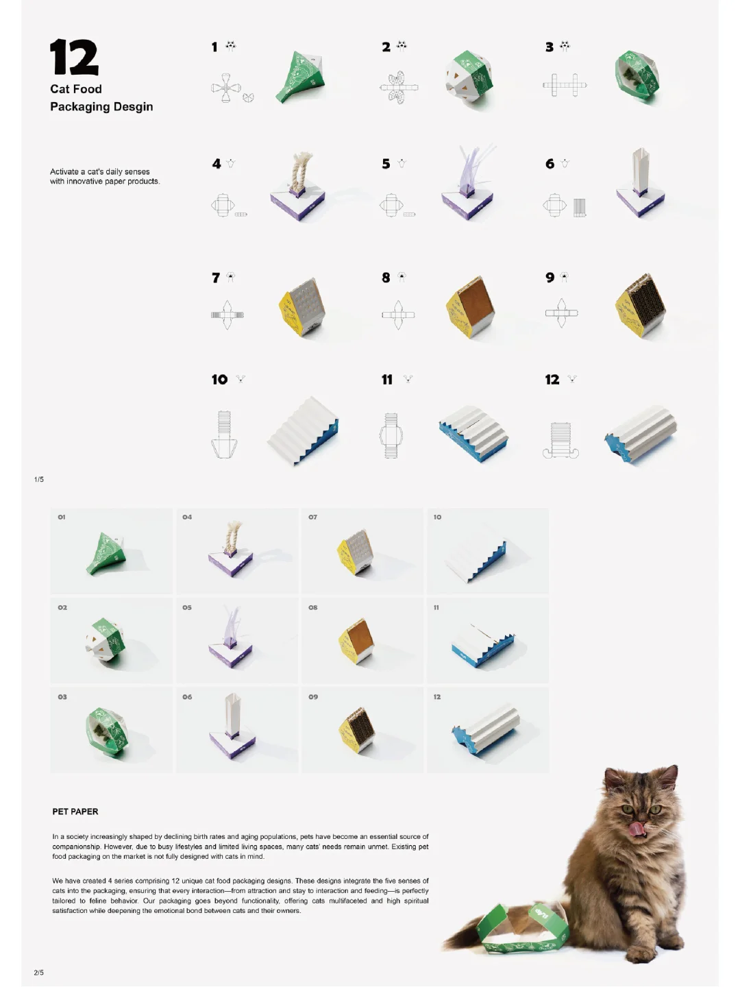 双料大奖?为猫咪做了12款“感官盛宴”包?