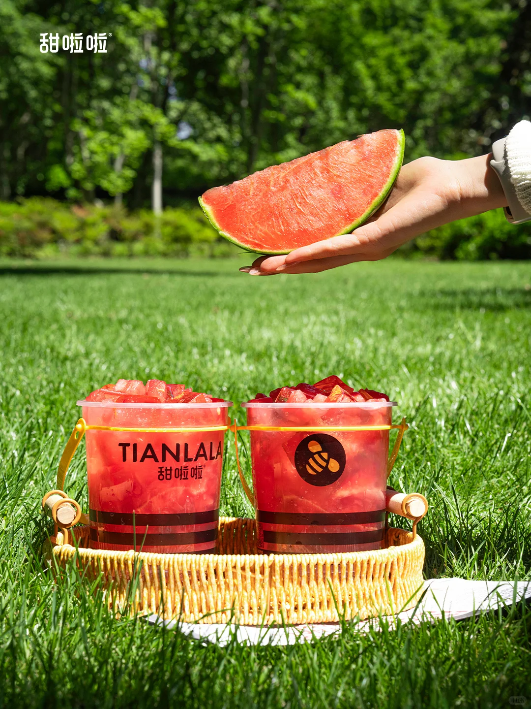 谁能拒绝甜啦啦这桶瓜啊！