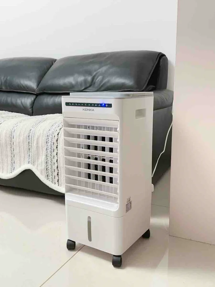 给爷爷奶奶买的空调扇，成了整个小区的团宠