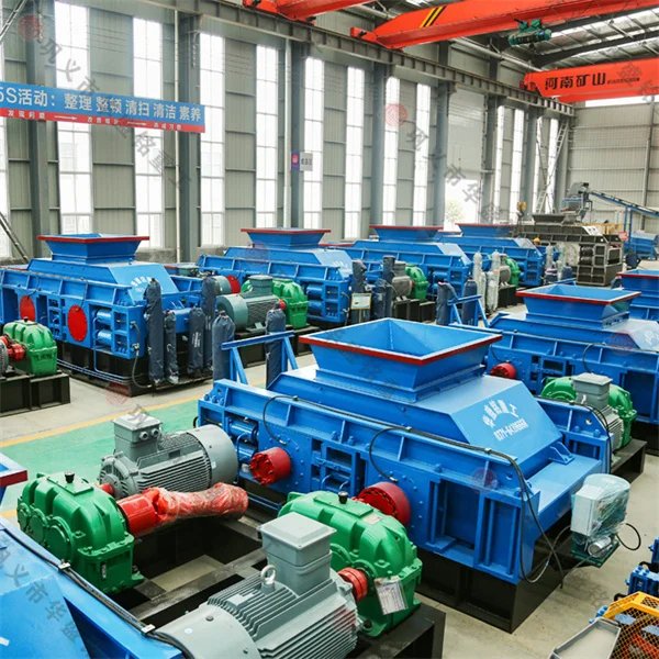 石料厂用对辊破碎机节能降耗显著