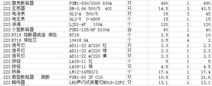 250箱变报价，电气成套，配电系统，环网柜
