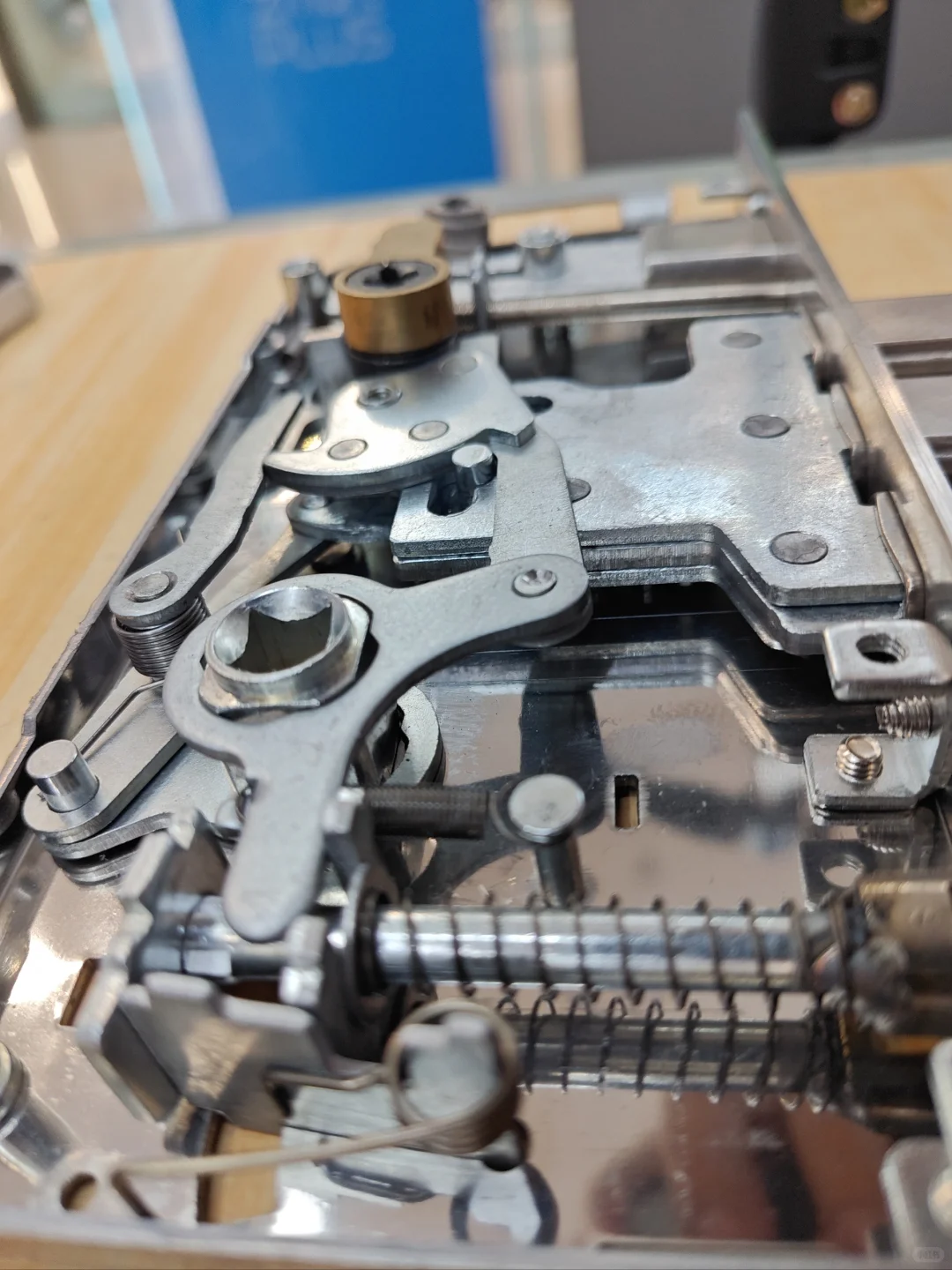 日常拆锁 连杆离合结构锁体