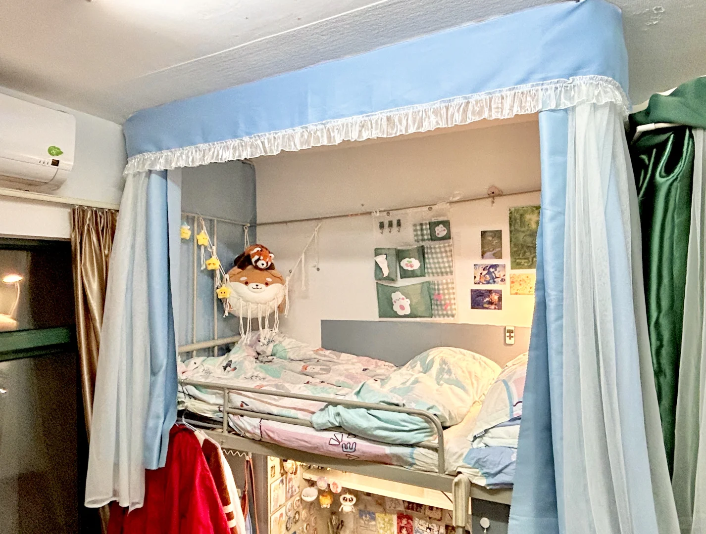 【教程】非常牢固的贴顶床帘