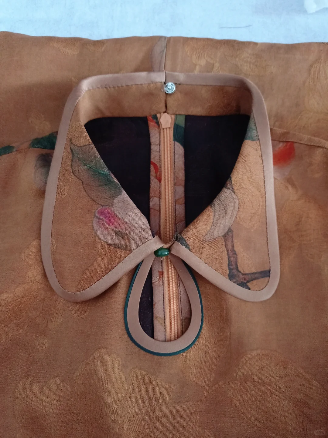 香云纱改良旗袍