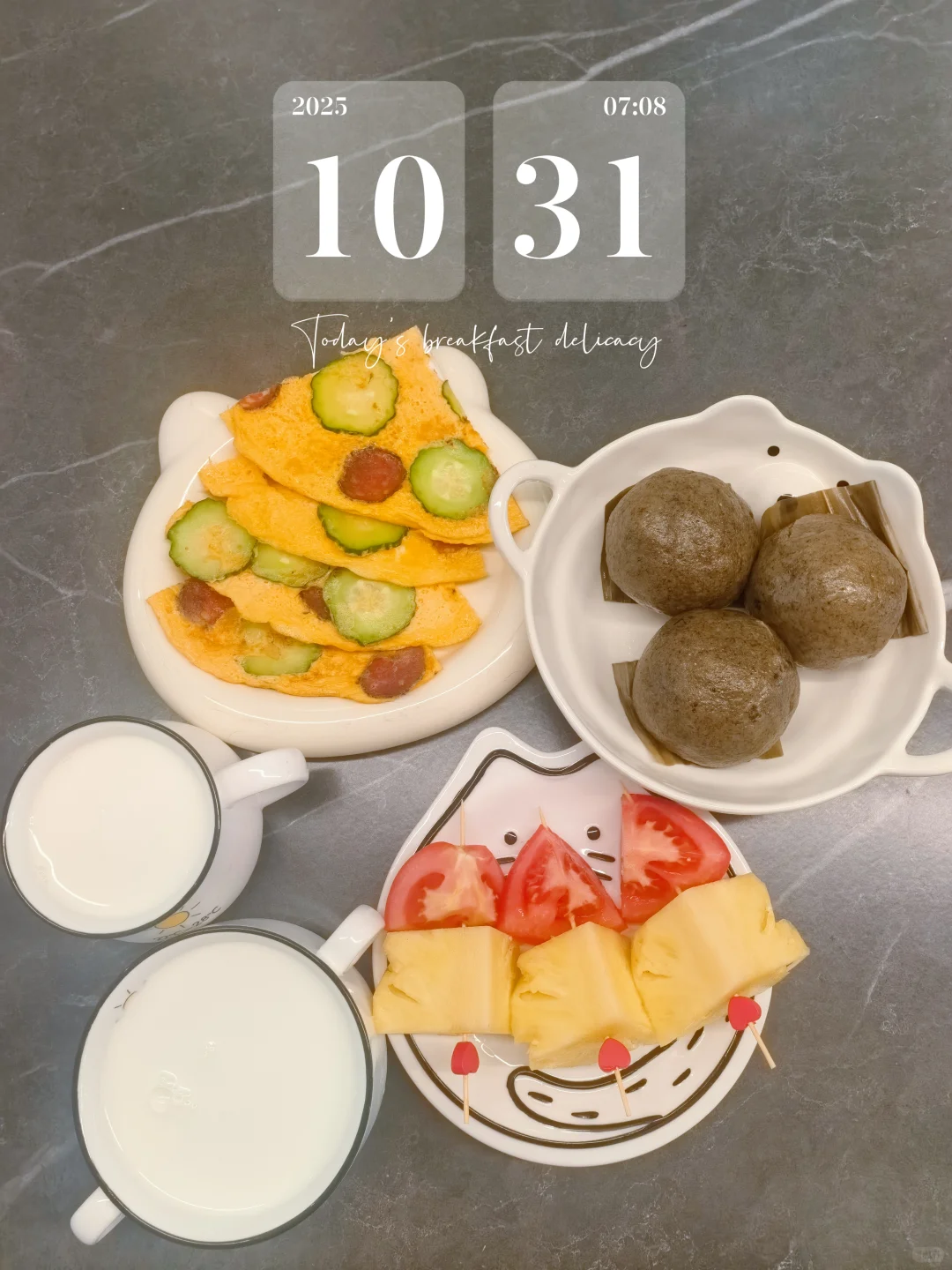 11月份第1️⃣周低碳早餐