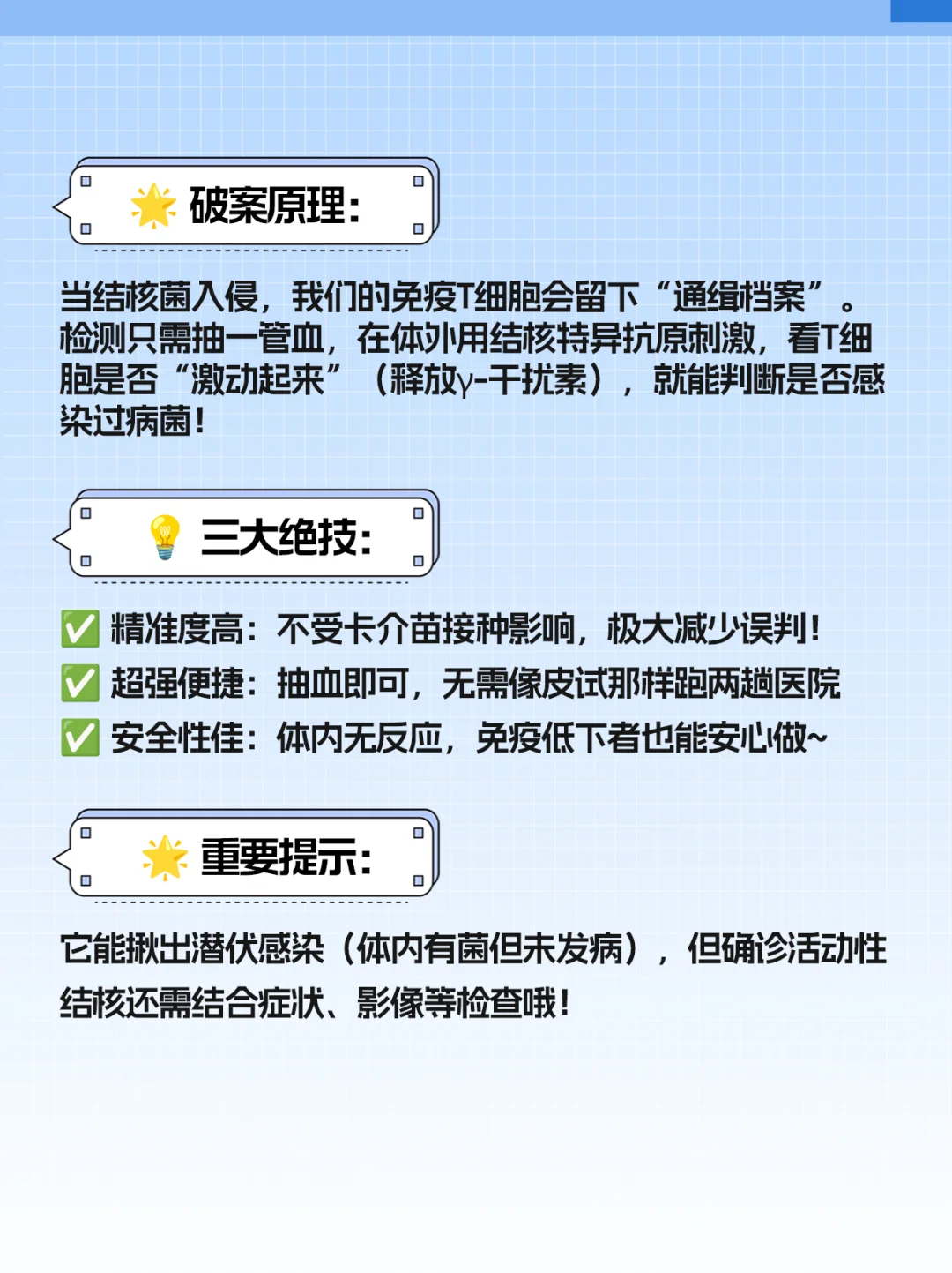 结核感染T细胞检测：潜伏病菌的细胞神探