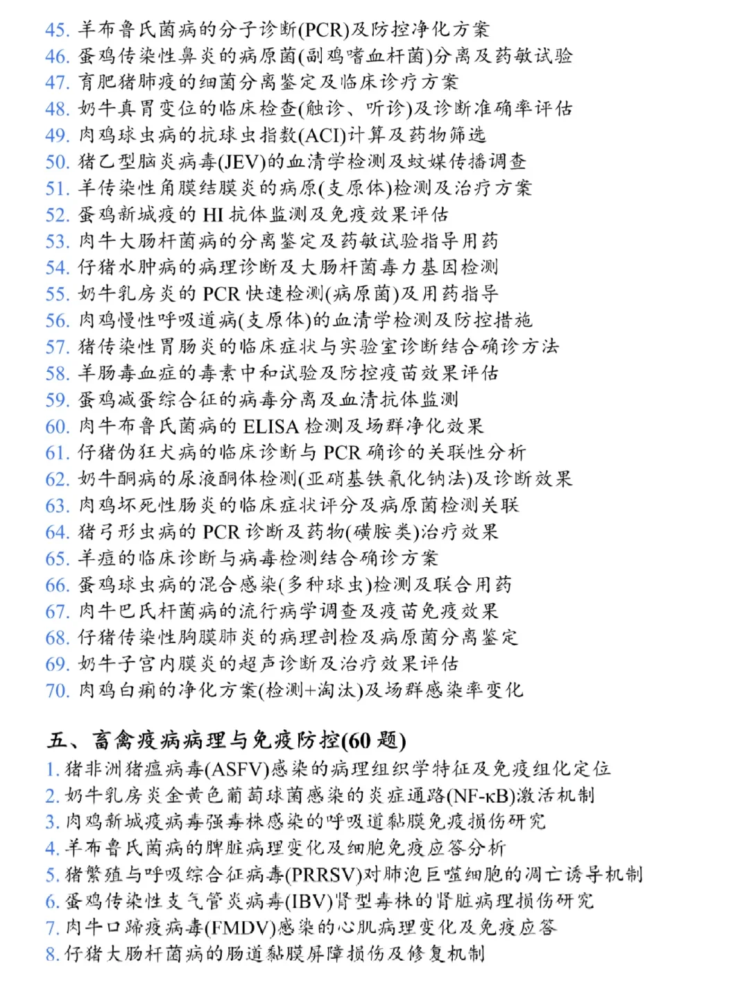 ?畜牧兽医宝子必看！独家选题库来救大命