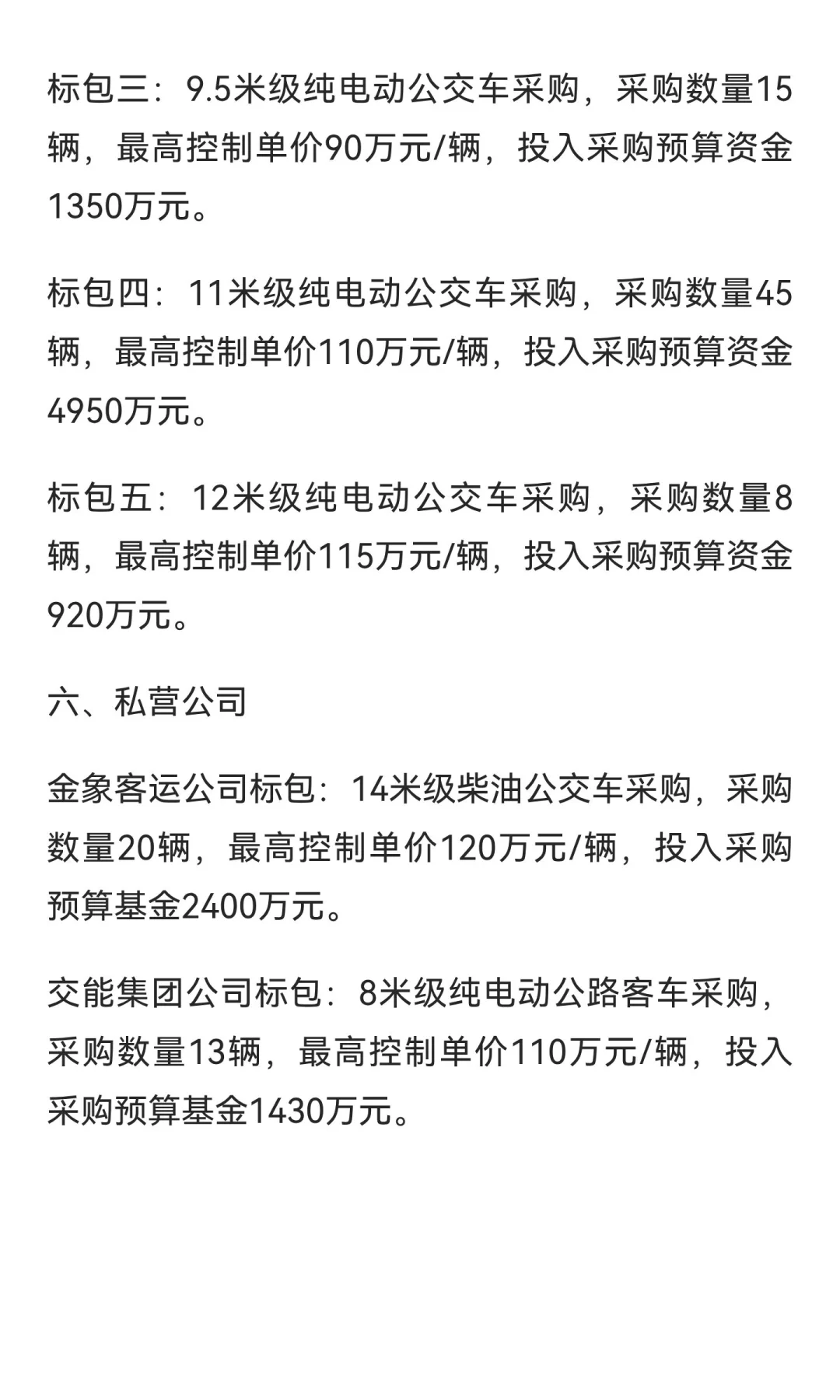 虚拟城市-森林市2025公交新车招标计划