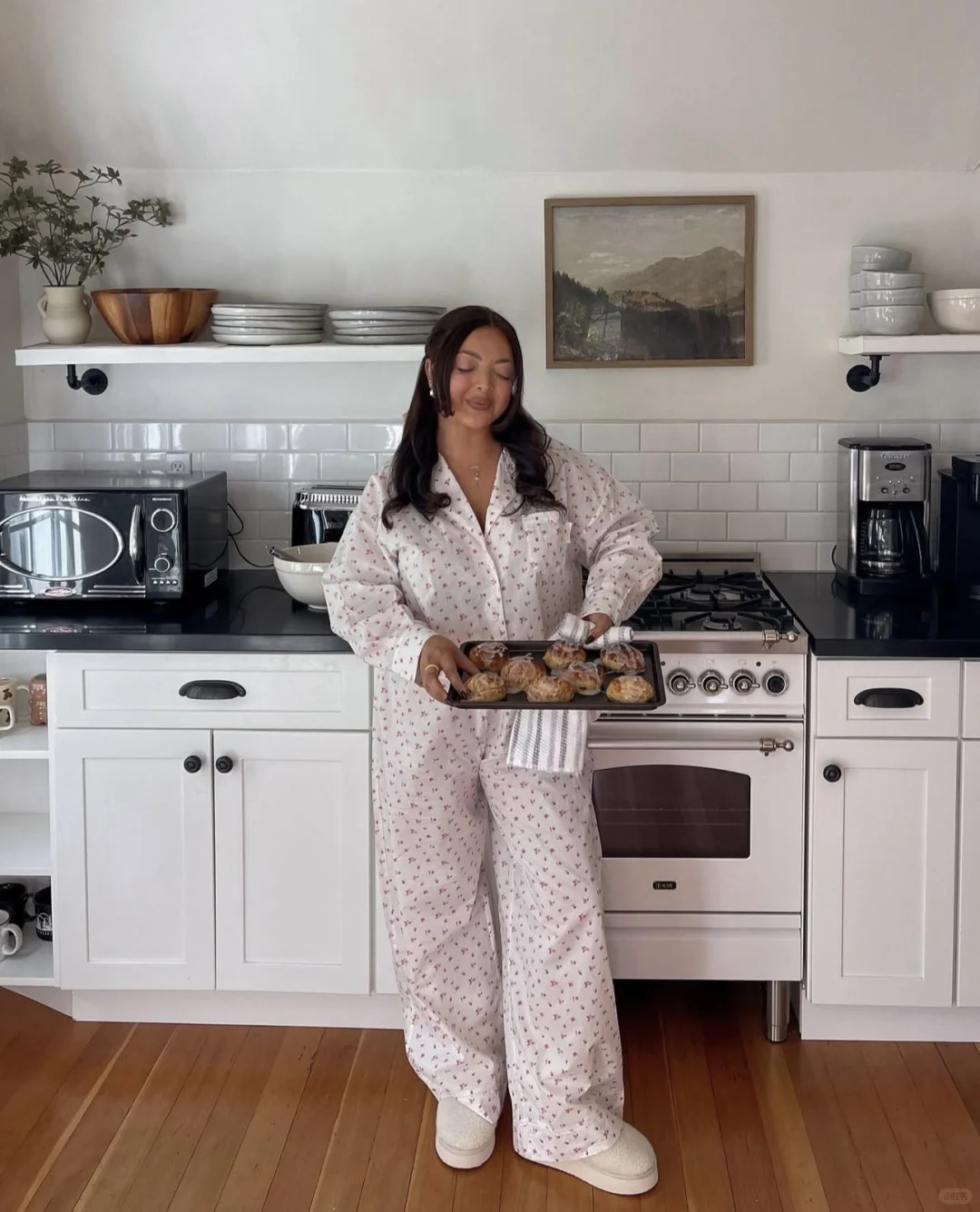 居家日常routine?穿精致的睡衣早餐?护肤