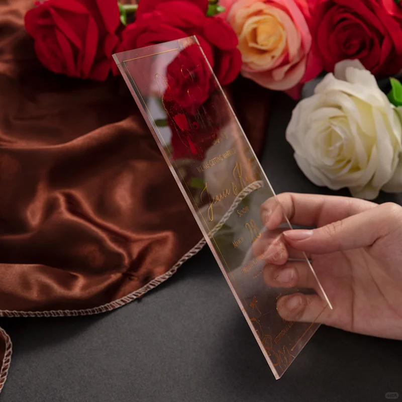 亚克力请帖邀请函的几种印刷方法和工艺