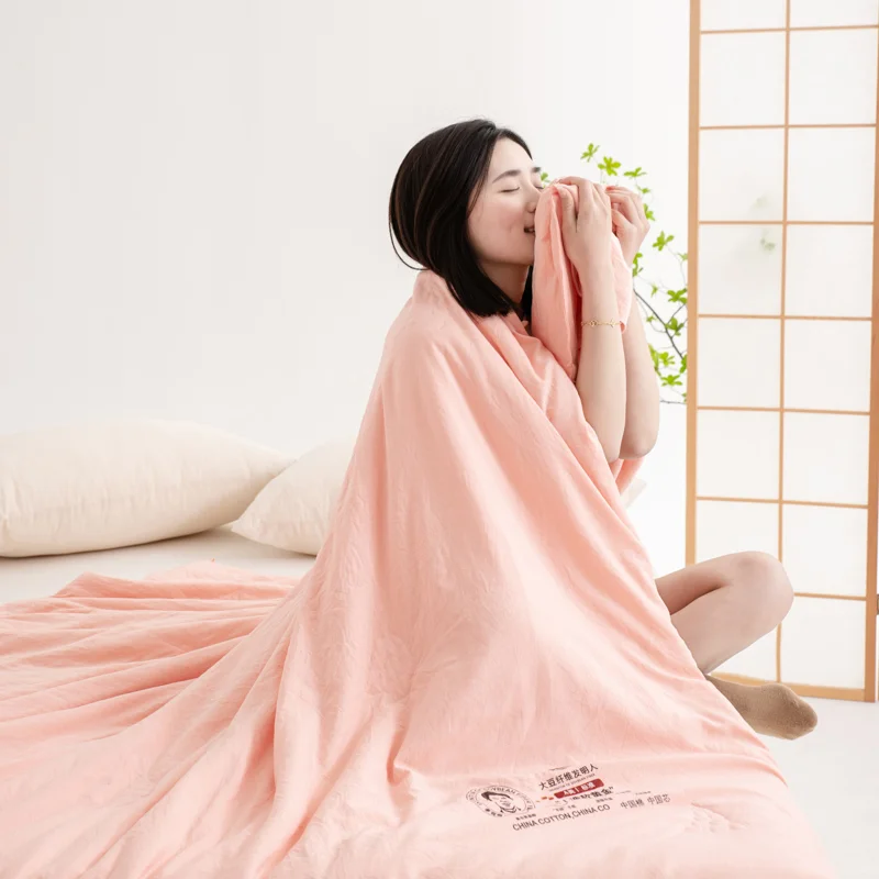 夏夜必备?超柔软大豆纤维被