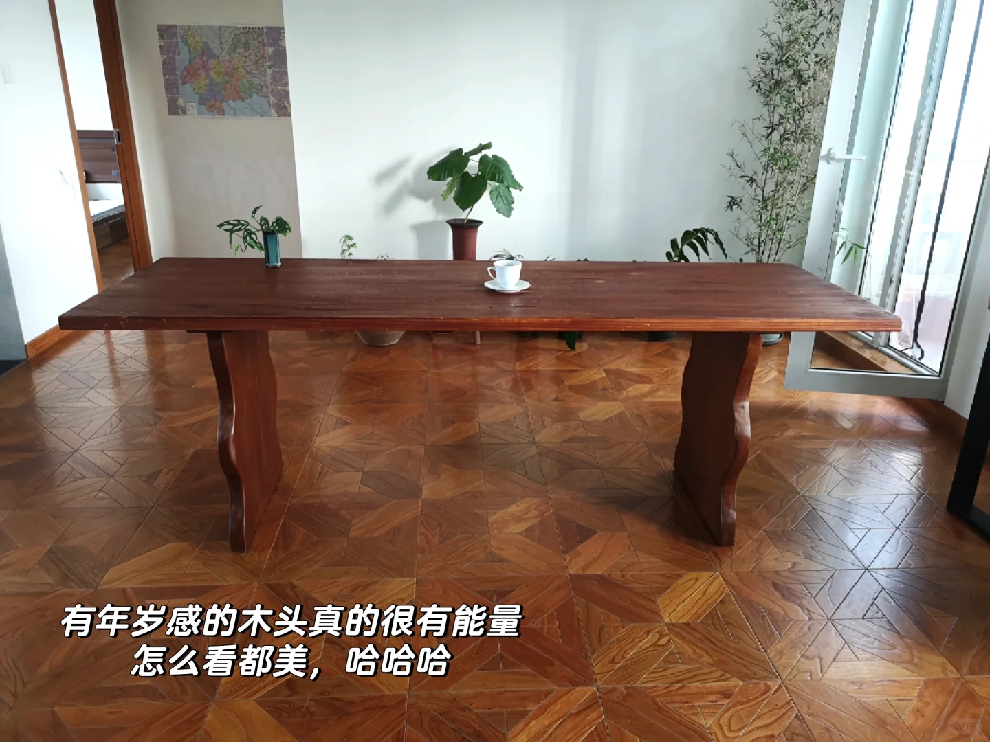 关于我花200淘到实木门板diy中古餐桌的故事