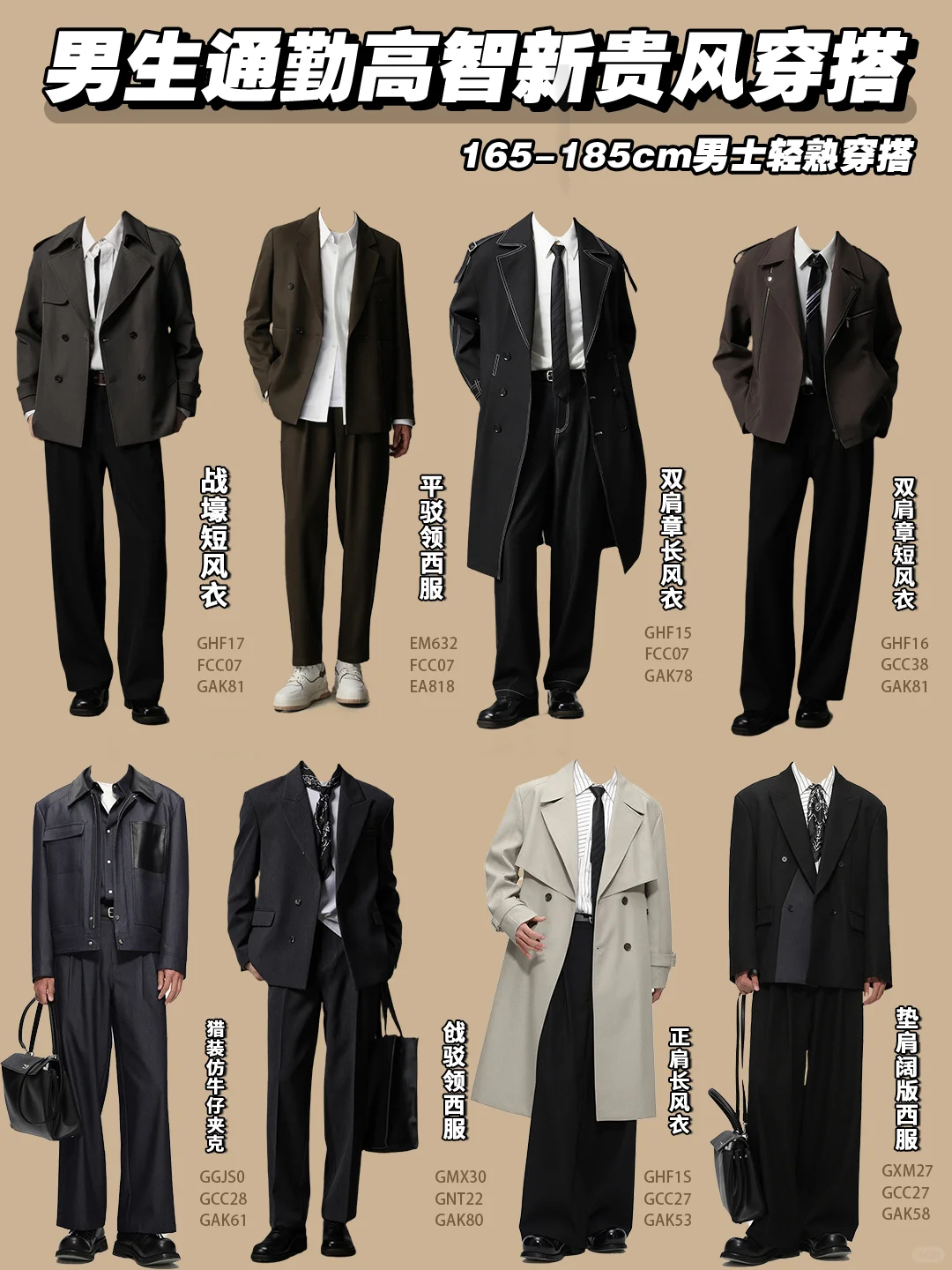 都市型男必备|早秋高智新贵风穿搭