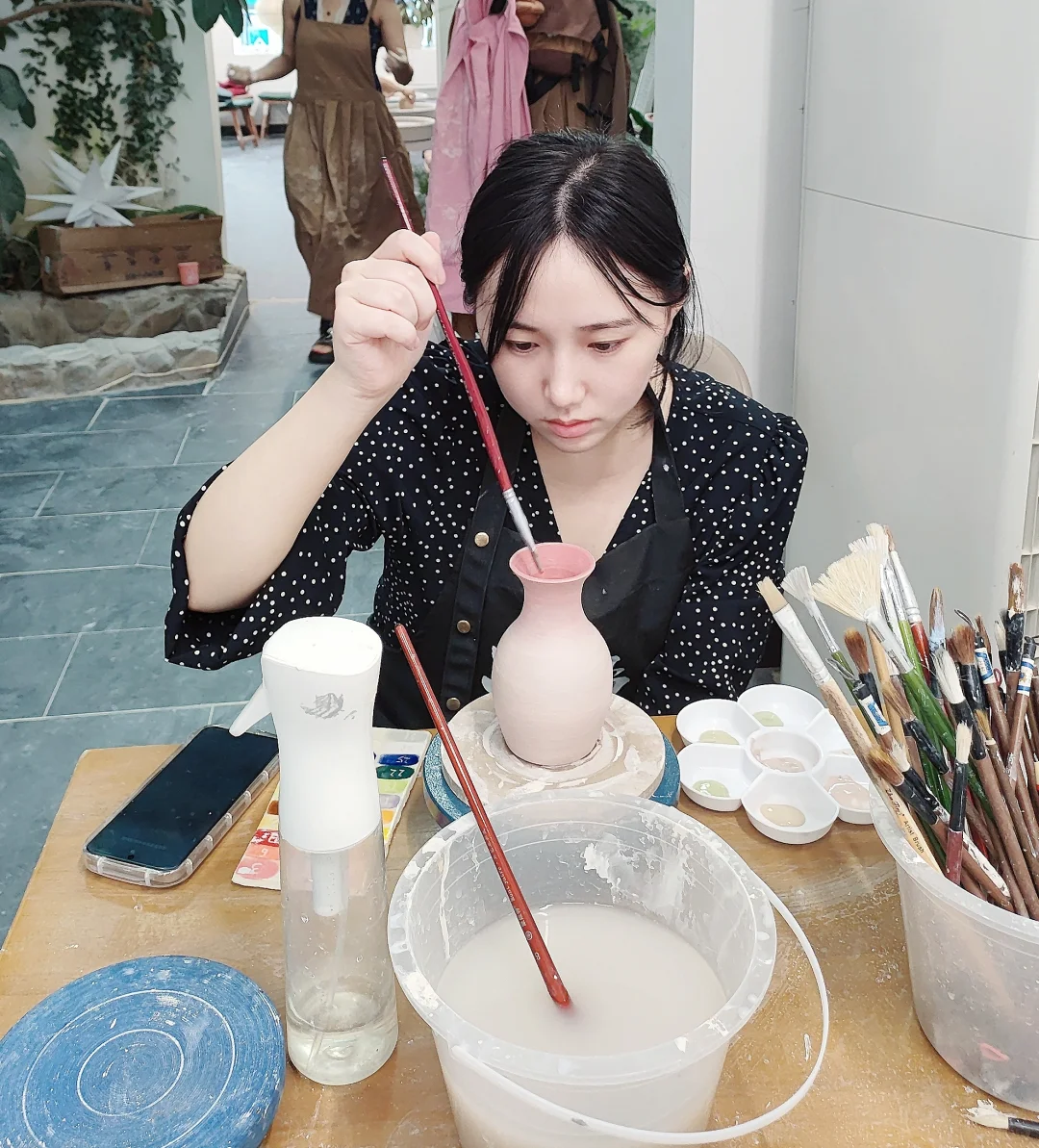 太喜欢这个渐变粉小花瓶了！谁懂～