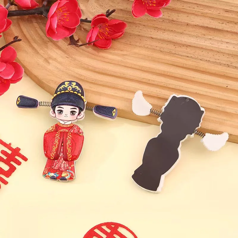 国潮婚服冰箱贴｜把中式浪漫钉在生活里✨