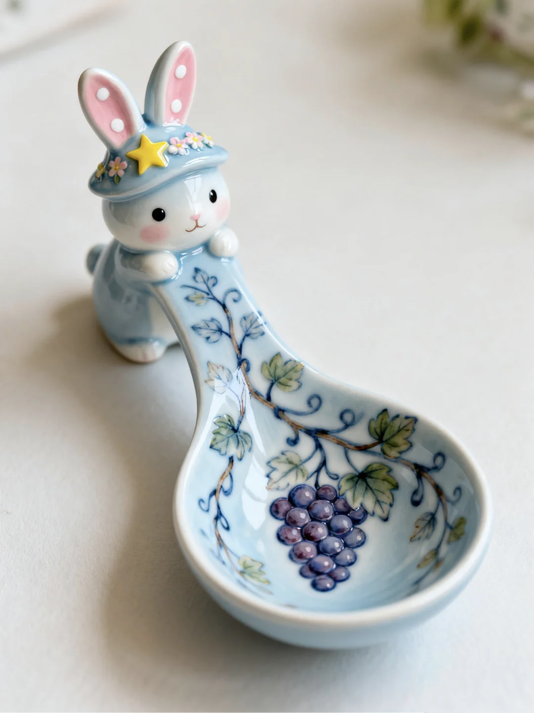 我的兔兔陶瓷餐具！超可爱！